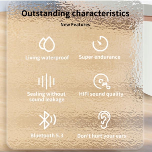 Tai Nghe Nhét Tai Không Dây Bluetooth TWS Giảm Tiếng Ồn Thông Minh