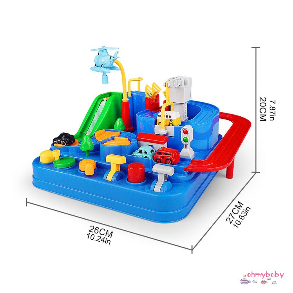 [OMB] Giáo Dục Trẻ Em Đồ Chơi Ô Tô Theo Dõi Phiêu Lưu Trí Não Trò Trên Bàn Đường Sắt Cơ Khí Bãi Đậu Xe Ngày Lễ Quà Tặng [Z/12]