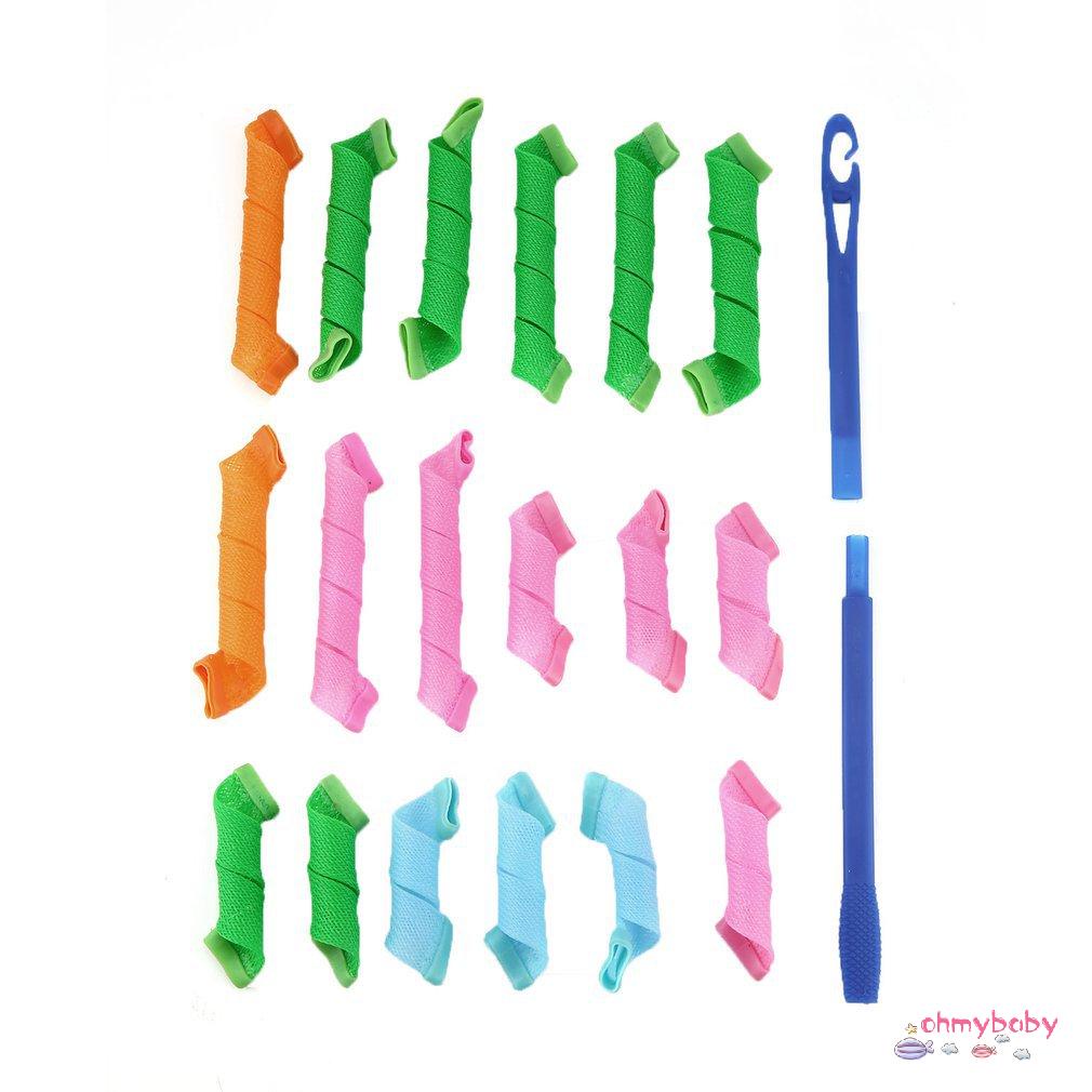 [InStock] Máy Uốn Tóc Leverag 18 Cái/bộ Dễ Dàng Sử Dụng Con Lăn Tạo Kiểu Không Làm Tổn Hóa Chất [Z/16]