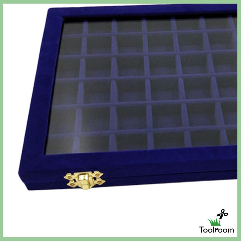 Giá Đỡ Trưng Bày Trang Sức Bằng Nhung 12 / 12 Ngăn