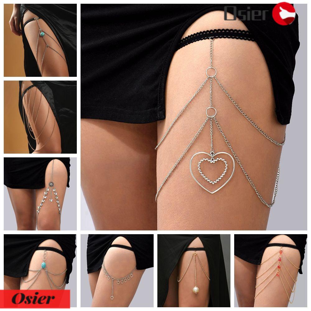 Chuỗi Dây Đeo Chân Nhiều Lớp OSIER1|Phụ Kiện Bikini Màu Sắc Quyến Rũ