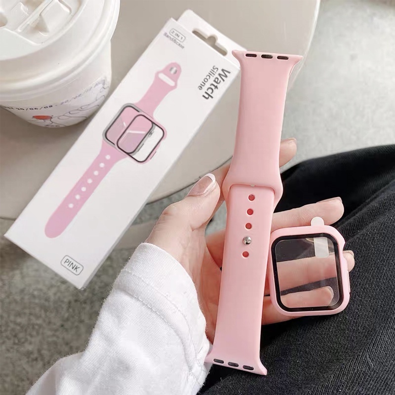 Dây Đeo 2 Trong 1 Cho Đồng Hồ Thông Minh Apple Watch 41mm 45mm 44mm 42mm 40mm 38mm 8 / 7 / 6 / SE / 5 / 4 / 3