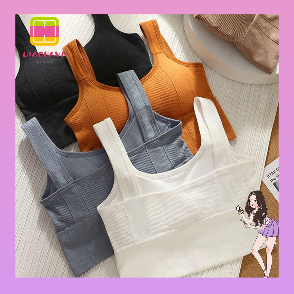 Áo Ngực Thể Thao Có Mút Đệm Chống Sốc Thích Hợp Chạy Bộ / Tập Yoga