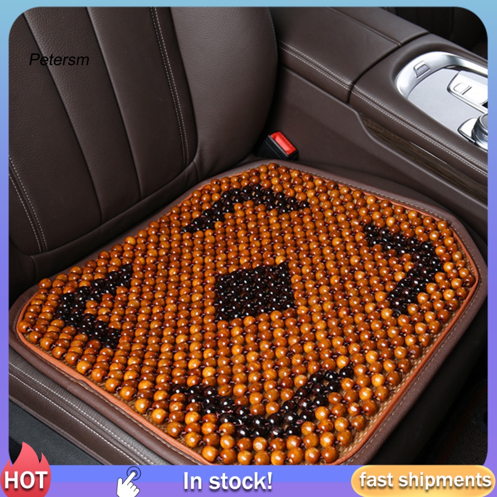 Đệm Hạt Gỗ Lót Ghế Ngồi Xe Hơi Thoáng Khí