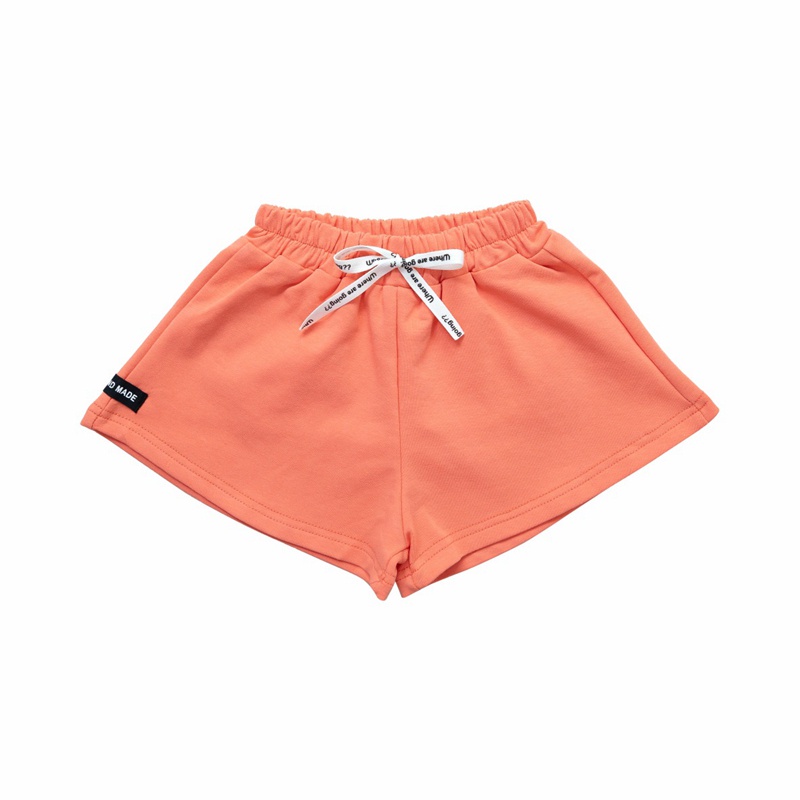 Quần Short Cotton Mềm Thoáng Khí Màu Trơn Thời Trang Mùa Hè Cho Bé Gái