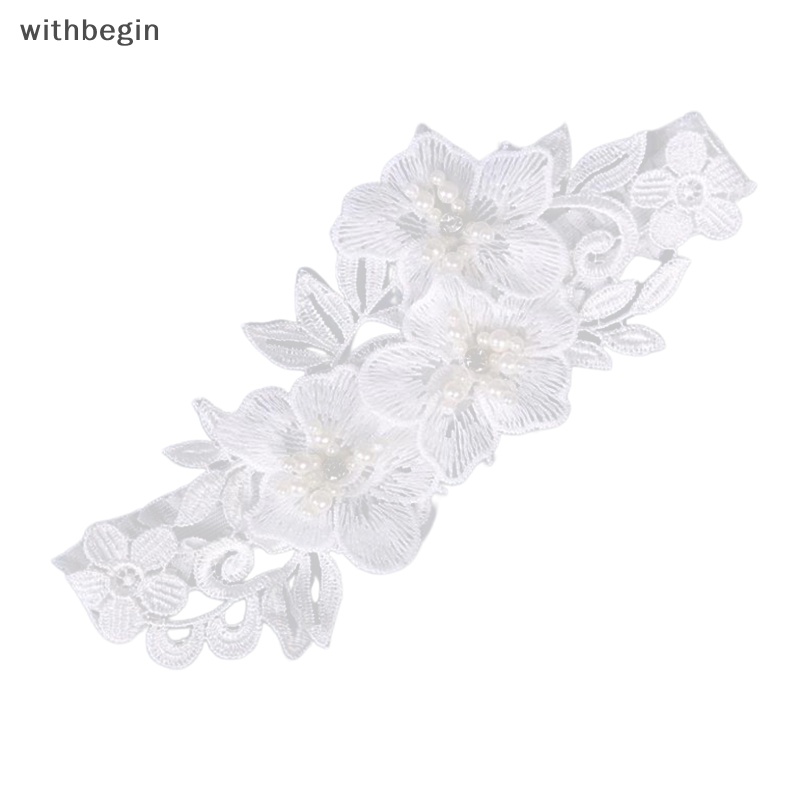 1 Cái Nịt Bít Tất Ren Đính Đá Màu Trắng Gợi Cảm Cho Nữ