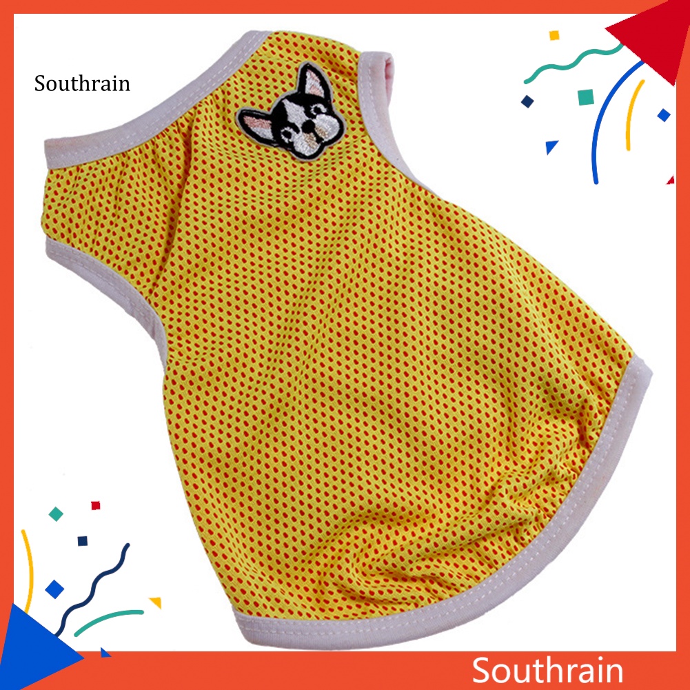 Áo Thun Ba Lỗ Thể Thao Mùa Hè In Họa Tiết Chihuahua Cho Cún Cưng