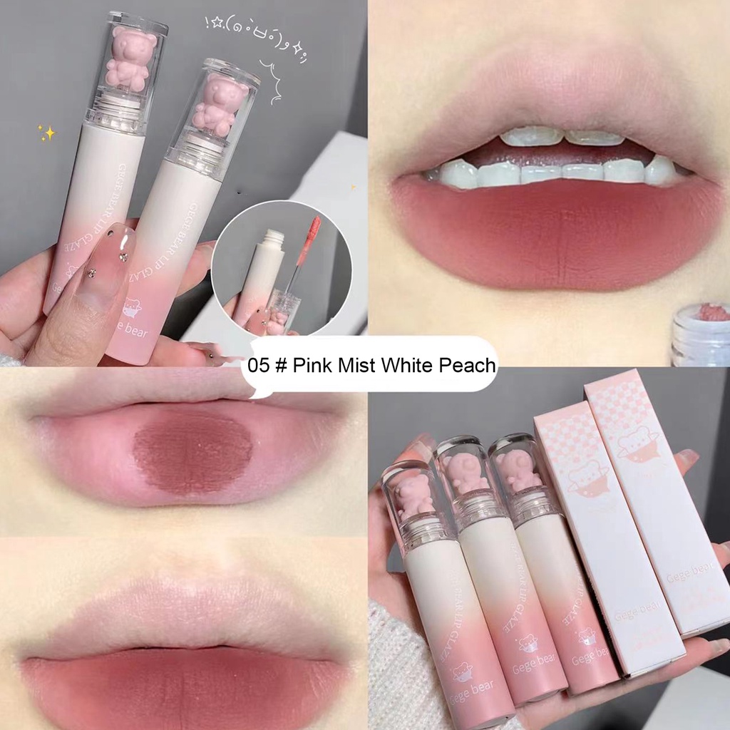 Son Môi Màu Đỏ-brown Hàn Quốc Dễ Thương Cho Nữ