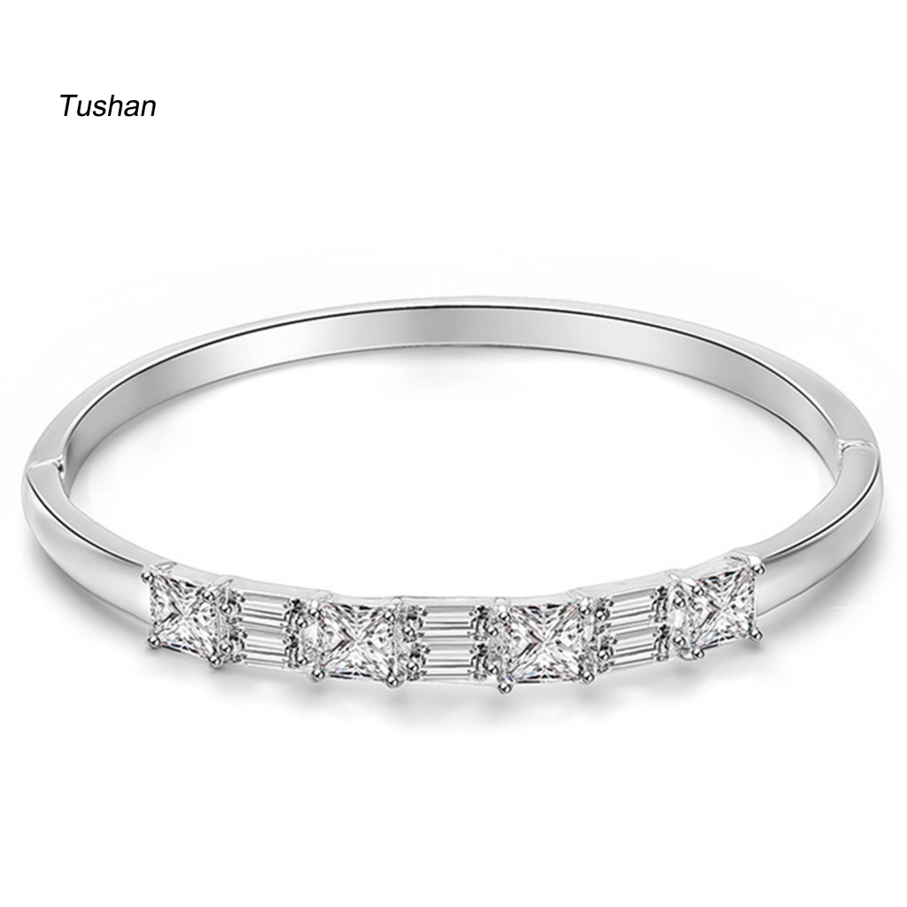 Vòng Đeo Tay Đính Đá Đơn Giản Thời Trang Dành Cho Nữ