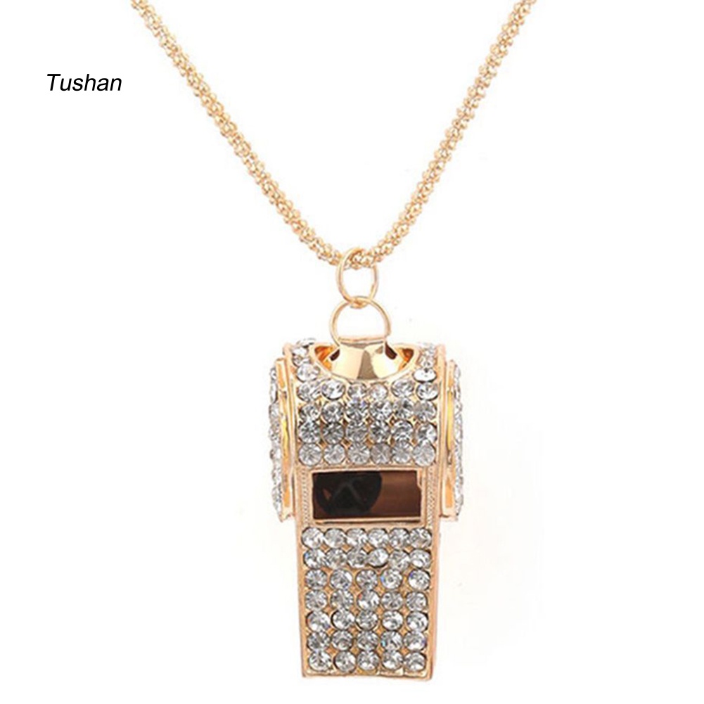 Vòng cổ Mặt Còi Đính Đá Thời Trang Cho Nữ