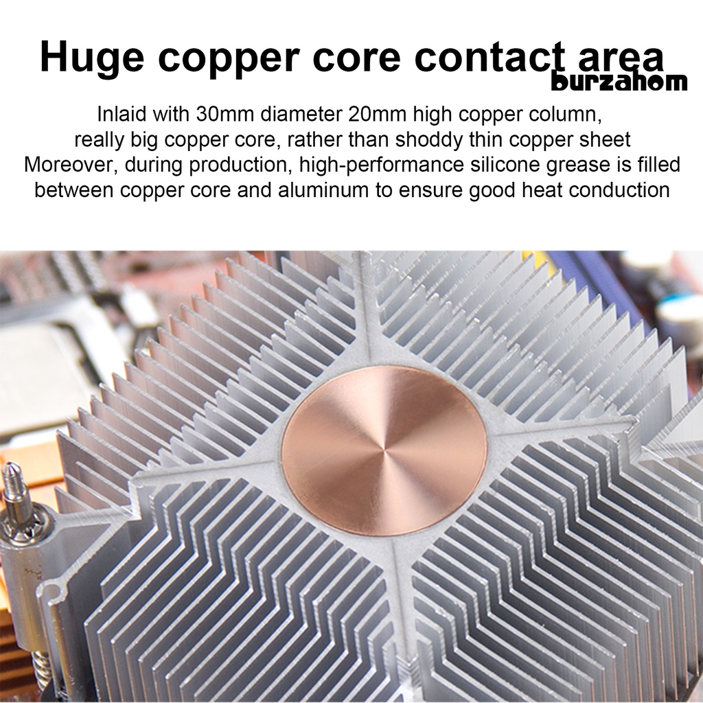 INTEL Quạt Tản Nhiệt CPU 3Pin 2200 RPM 95mm Bằng Hợp Kim Nhôm