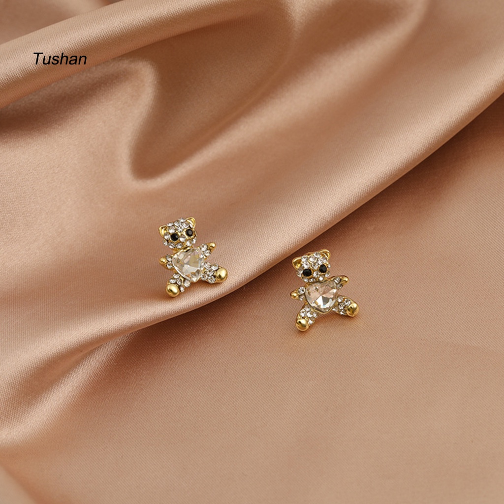 Khuyên Tai Hình Trái Tim Đơn Giản Dễ Thương Dành Cho Nữ