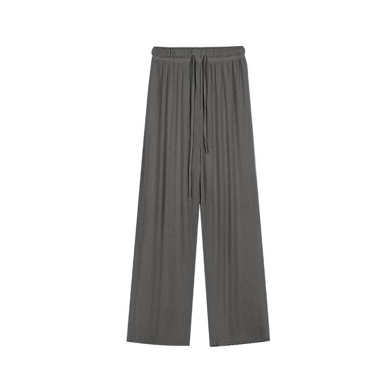 COZOK Quần Dài Lưng Cao Ống Rộng Thời Trang Đơn Giản Cá Tính