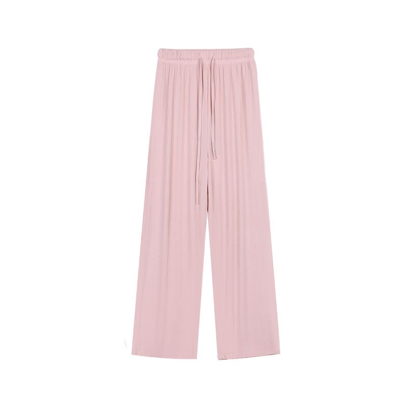 COZOK Quần Dài Lưng Cao Ống Rộng Thời Trang Đơn Giản Cá Tính