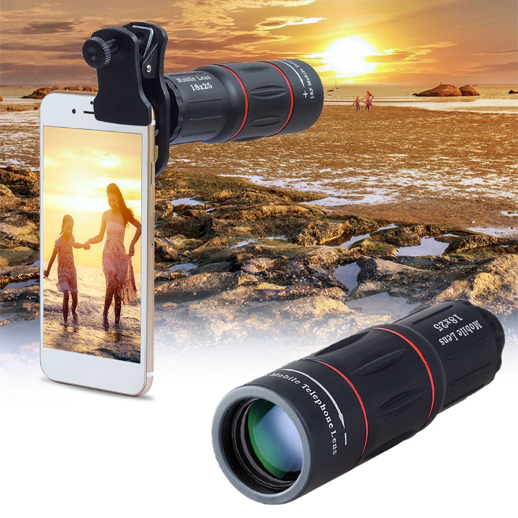 Ống Kính Apexel 18x zom Tùy Chỉnh Cho Điện Thoại, Máy Ảnh, lens chụp ảnh cho điện thoại