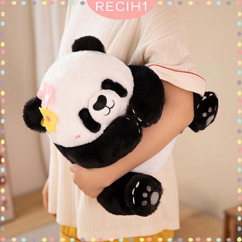 Gối Ôm Hình Gấu Trúc Hoạt Hình Bằng Lông Nhung Mềm Mại Đa Năng