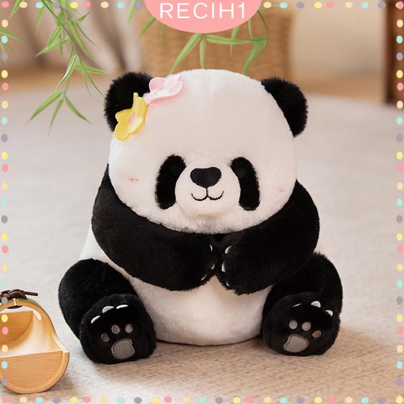 Gối Ôm Hình Gấu Trúc Hoạt Hình Bằng Lông Nhung Mềm Mại Đa Năng