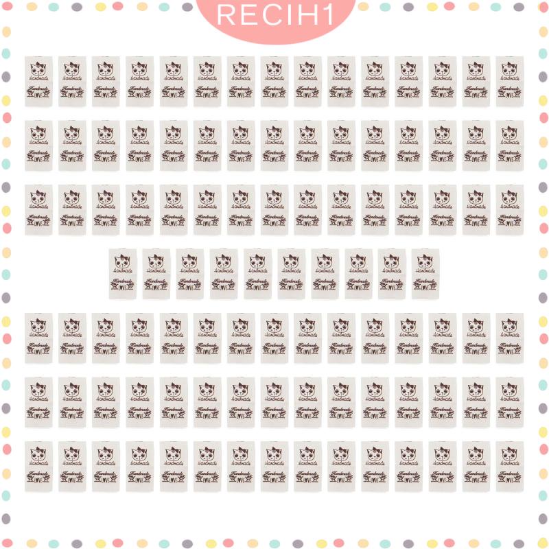 Set 100 Nhãn Dán Thêu Túi Xách Handmade DIY