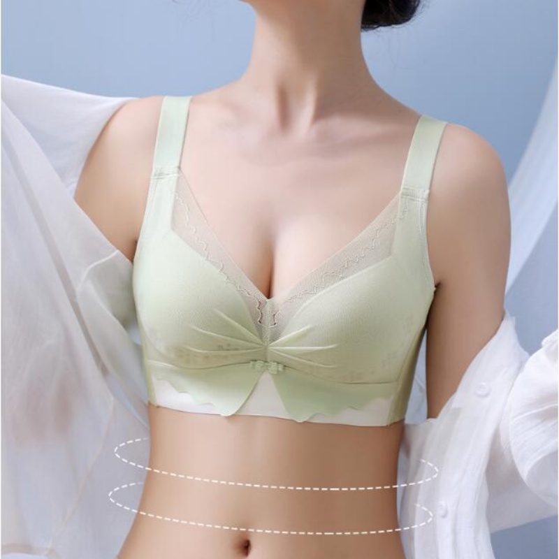 Áo Lót Nâng Ngực Không Gọng Không Đường May Điều Chỉnh Dây Tùy Ý