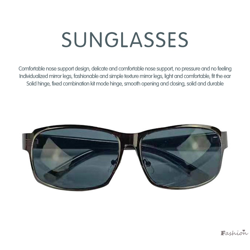 Kính Mát Gọng Kim Loại Bảo Vệ Toàn Diện Phong Cách Vintage