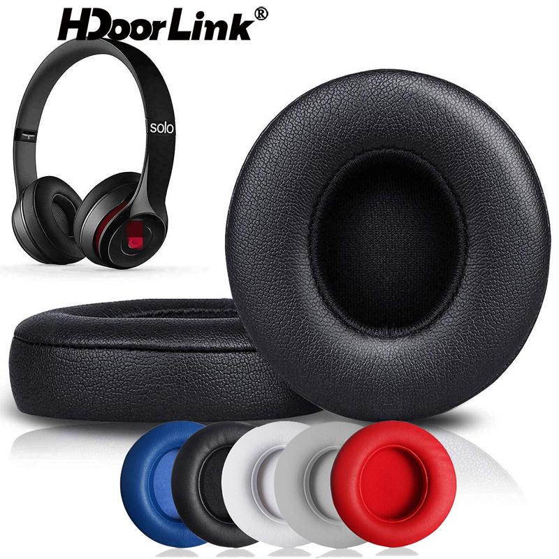 Đệm Tai Nghe Thay Thế Bằng Da PU Có Dây Cách Âm HdoorLink Cho Beats Solo 2 / Solo 3