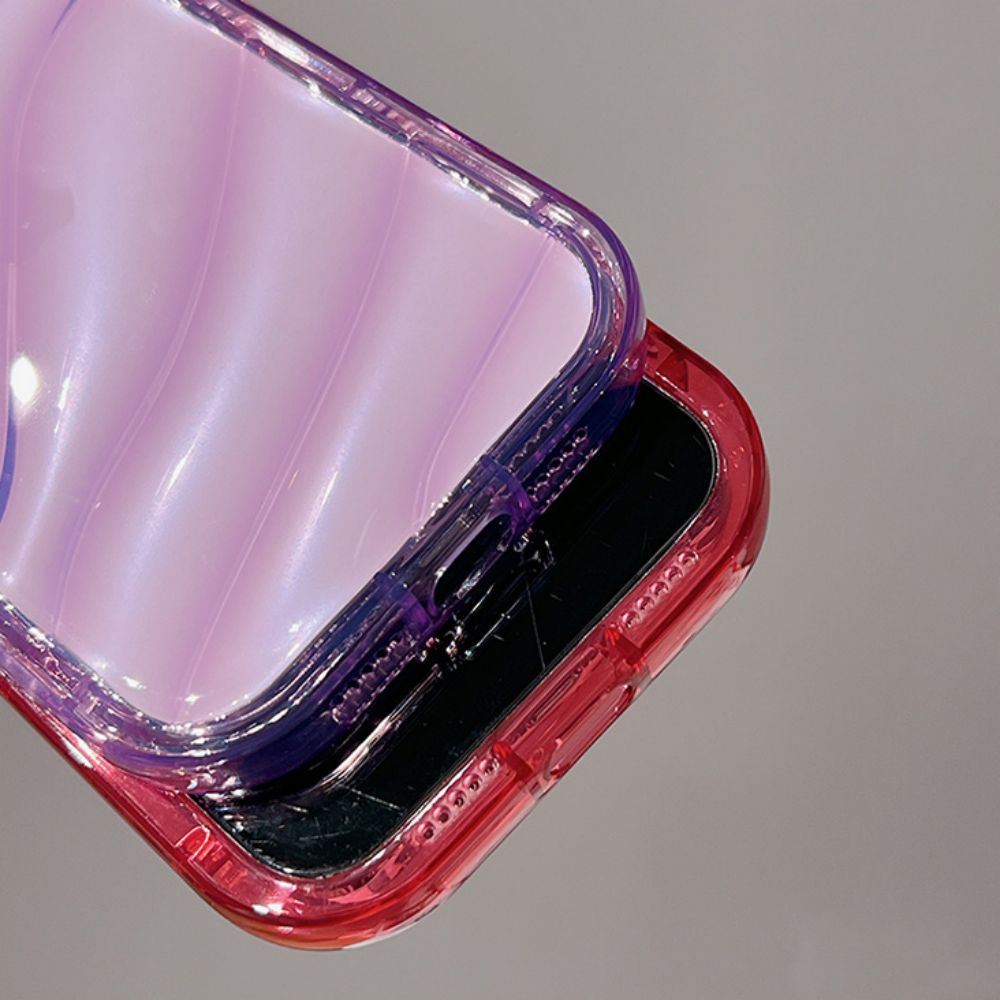 Ốp Điện Thoại TPU Mềm Chống Sốc Họa Tiết Gợn Sóng Nước Màu Pha Lê Cho IPhone 11 14 13 12 Pro Max XR XS Max 7 8 Plus SE