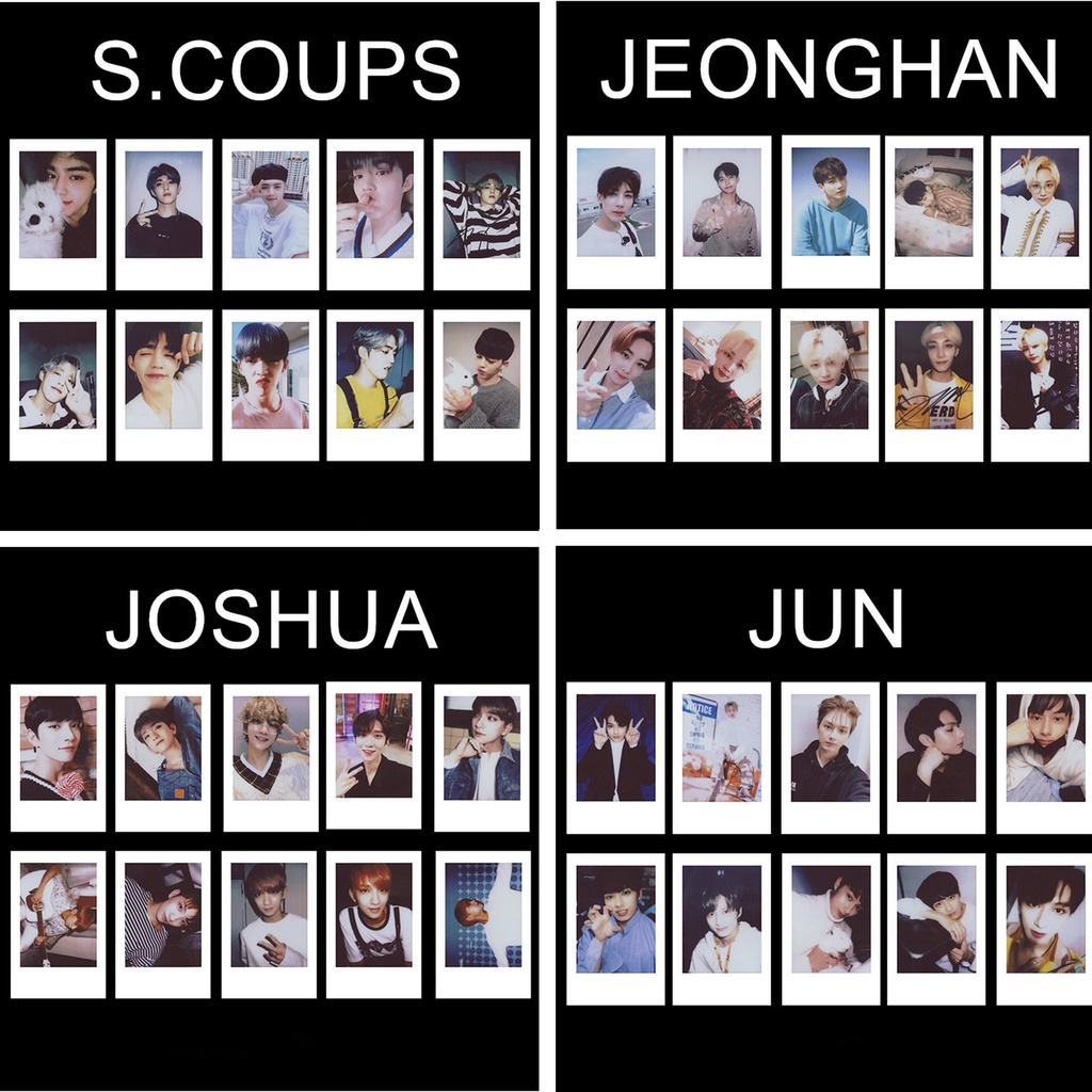 Set 10 Tấm Ảnh Lomo Card Nhóm Nhạc SEVENTEEN