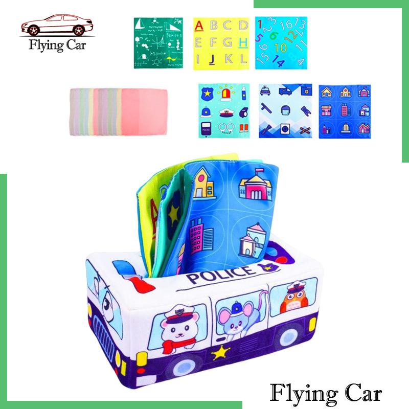 [Lzdjfmy2] Hộp Khăn Giấy Cảm Biến Đồ Chơi Giáo Dục Kỹ Năng Montessori Cho Bé