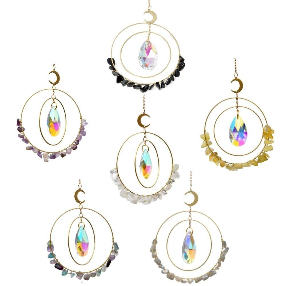 Dù Che Nắng Yan1 Họa Tiết Dreamcatcher|Quà Tặng Lăng Kính Cầu Vồng Treo