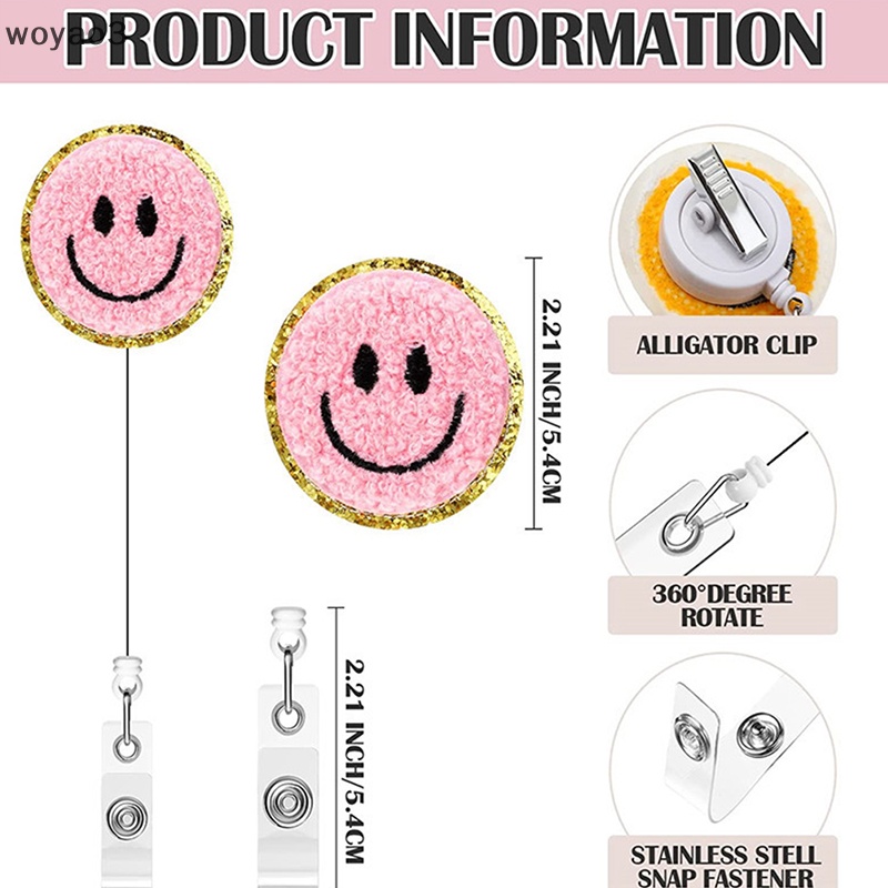 Giá Đỡ Thẻ Học Sinh / Y Tá woyao3] Bằng Nhựa ABS Có Thể Thu Gọn Tiện Dụng