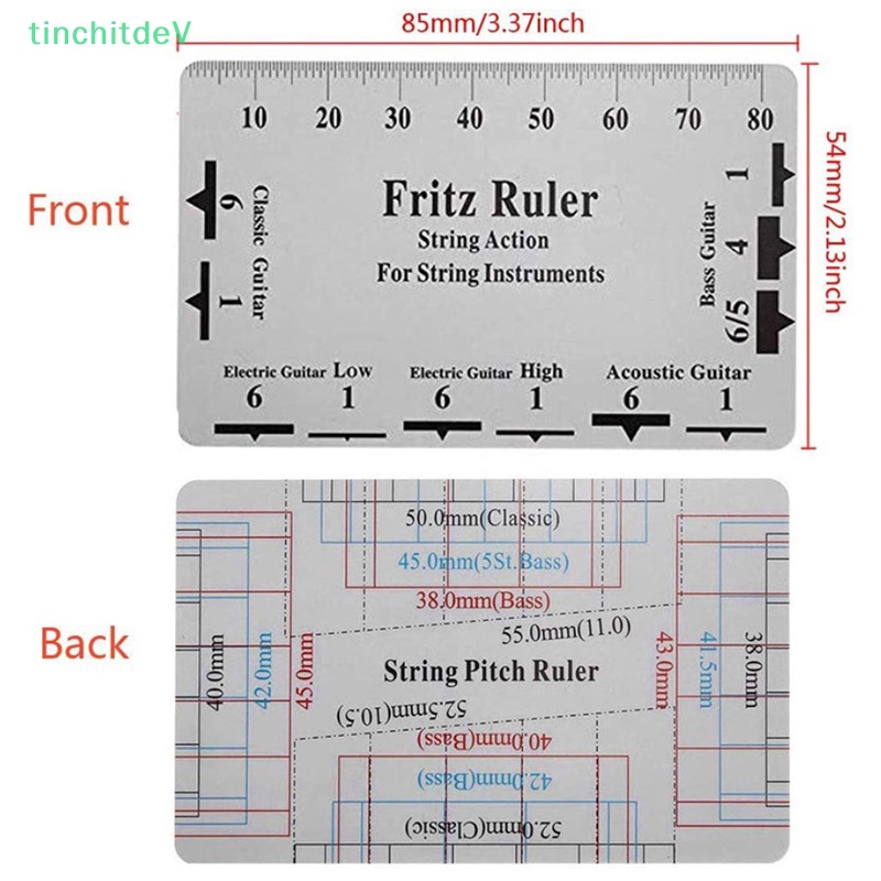 FENDER Thước Đo Cạnh Thẳng Chuyên Dụng Cho Đàn Guitar Điện Gibson