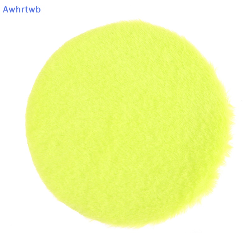 1 Thảm Lông Tròn Lót Sàn Trang Trí Nhà Búp Bê Mới