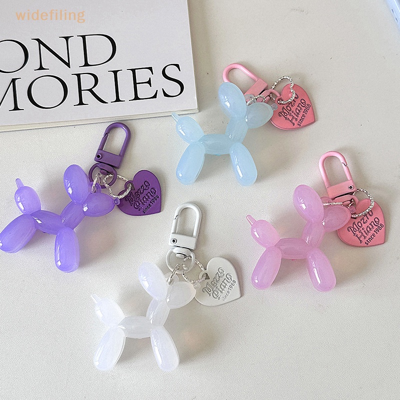 1 Móc Khóa Hình Cún Và Bong Bóng Hoạt Hình Đáng Yêu Dành Cho Nam Nữ