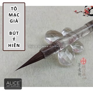 Cọ vẽ màu nước thư pháp tô mạc già thân đen hãng bút ý hiên hot