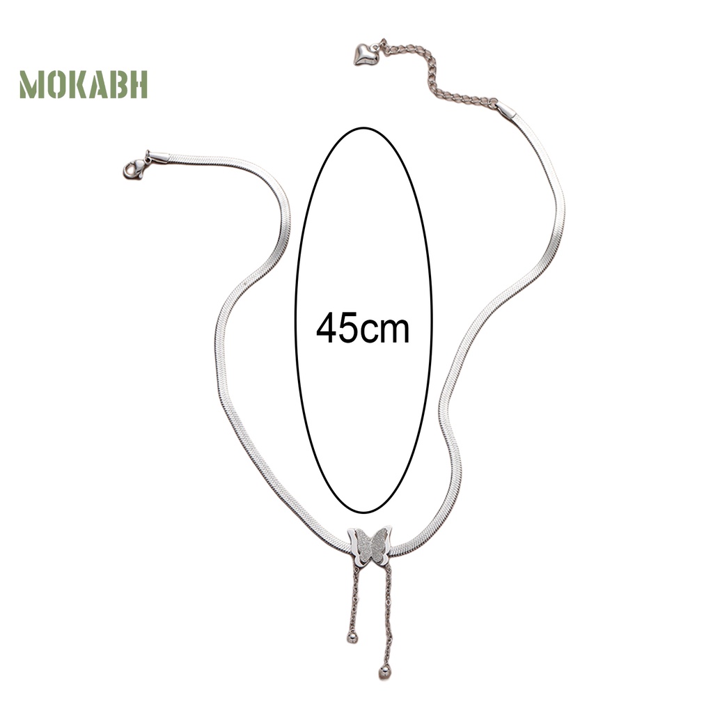 [Mới] Vòng cổ Mạ Điện Mặt Hình Bươm Bướm