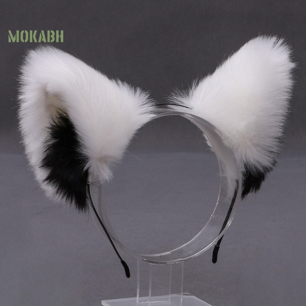 Băng Đô Tai Mèo Lông Xù Tinh Tế Dùng Hóa Trang Tiệc Tùng