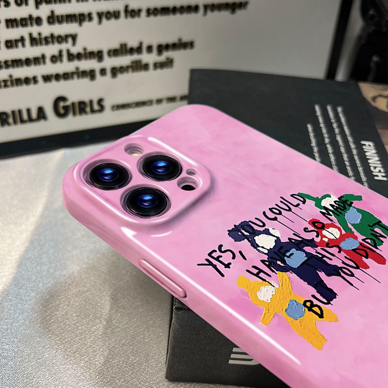 Ốp Điện Thoại Mặt Bóng Bảo Vệ Toàn Diện Cho iPhone14 11 Teletubbies xs12 / Promaxxr13 PR9C