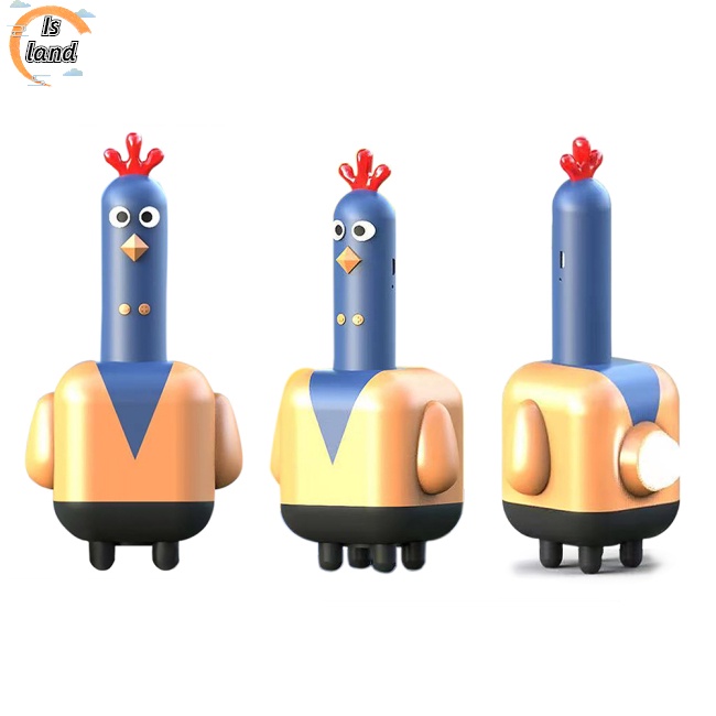 Loa Bluetooth Ak-100 Thiết Kế Hình Gà Con Dễ Thương Sáng Tạo Dùng Làm Quà Giáng Sinh