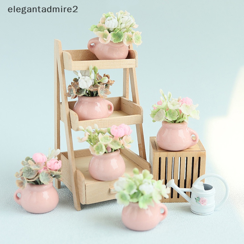 Lọ Hoa Mini Trang Trí Nhà Búp Bê Màu Sắc Ngẫu Nhiên Tỷ Lệ 1 / 12