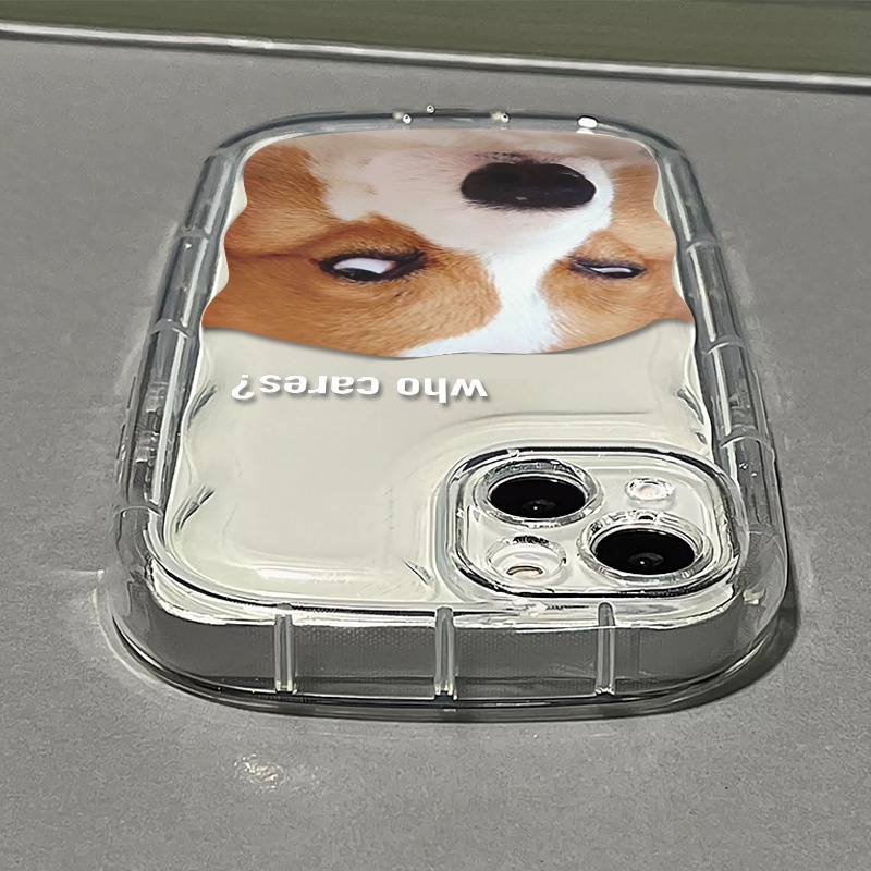 Ốp Điện Thoại Silicone Mềm Trong Suốt Chống Sốc In Hình Chú Chó Arrogant Cho IPhone 14 13 12 11 Pro Max XS X XR 8 + 7 Plus