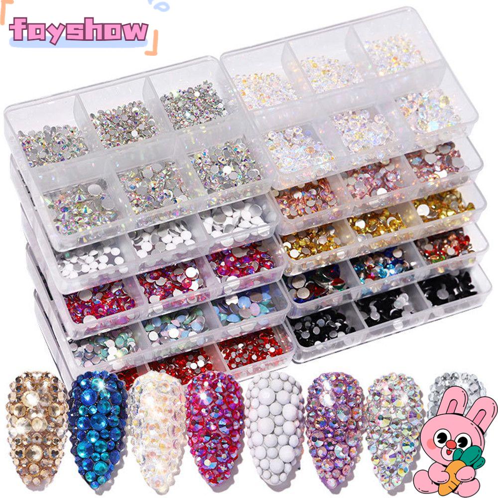 Set 1000 Móng Tay Chất Lượng Cao|Hộp Phụ Kiện Kim Tuyến Trang Trí Móng Tay Xinh Xắn