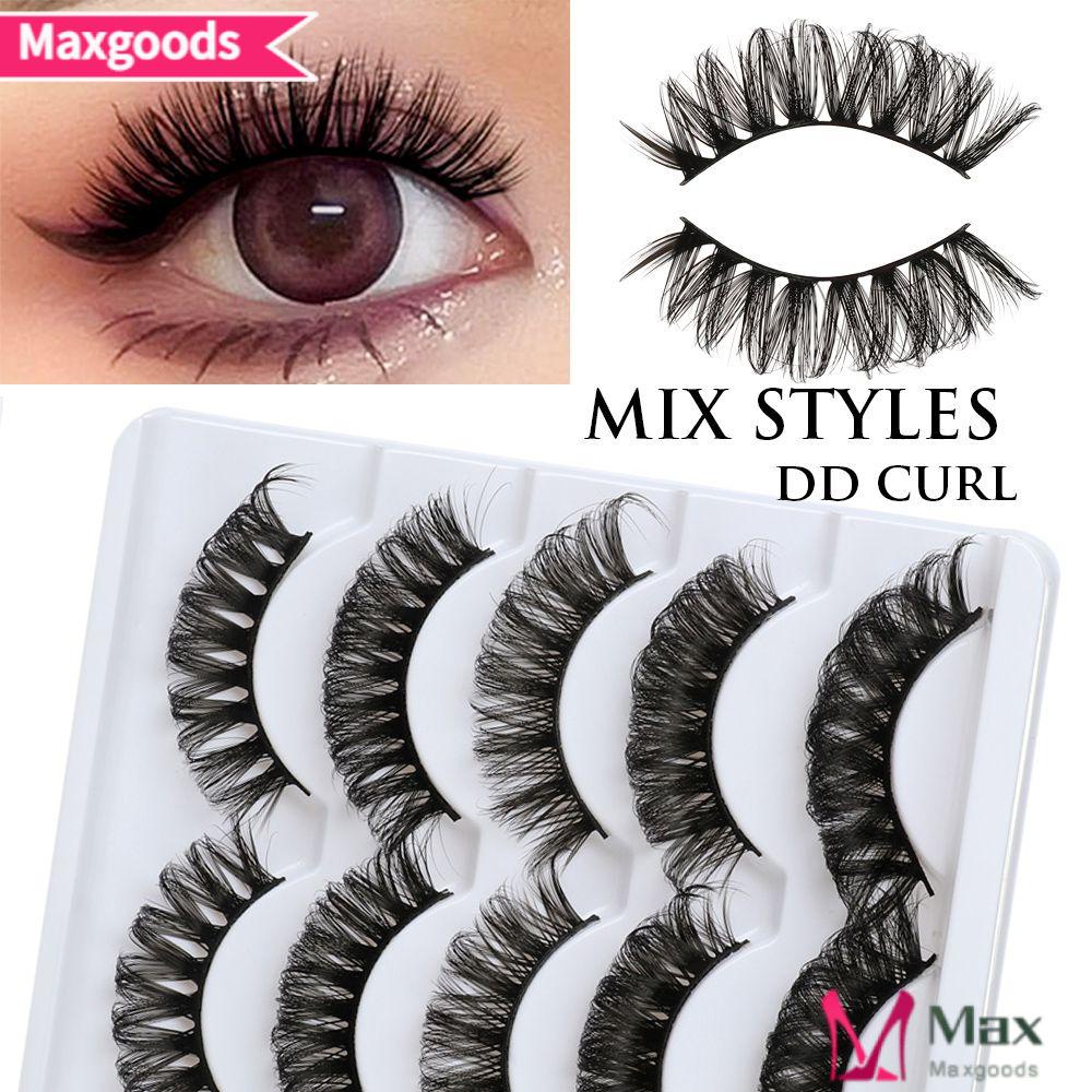 Set 5 / 10 Cặp Lông Mi Giả 3D Xoăn Dài Tự Nhiên