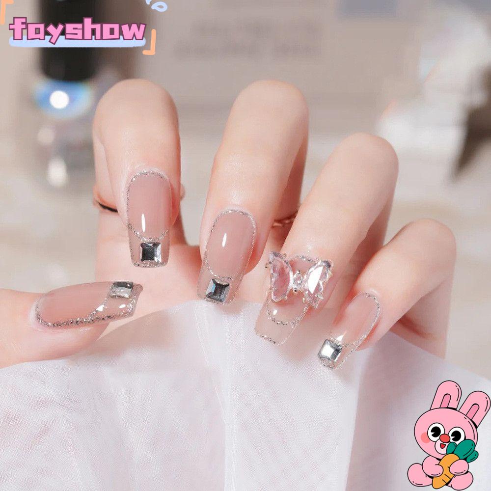 Miếng Dán Trang Trí Móng Tay Hình Vuông DIY