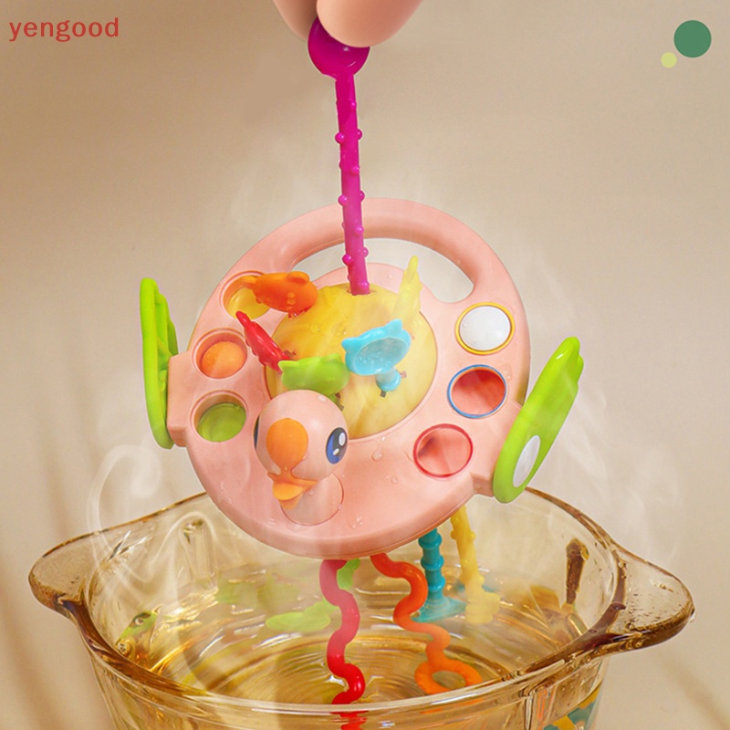 Đồ Chơi Dây Kéo Bằng Silicone Phát Triển Răng Cho Bé