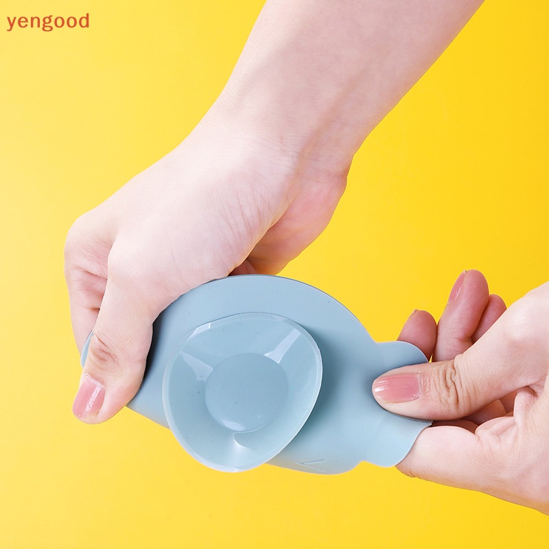 (YGD) Cốc Silicon Hai Mặt Cố Định Chống Cắt Có Giác Hút Cố Định Bàn Ăn Cho Bé l er