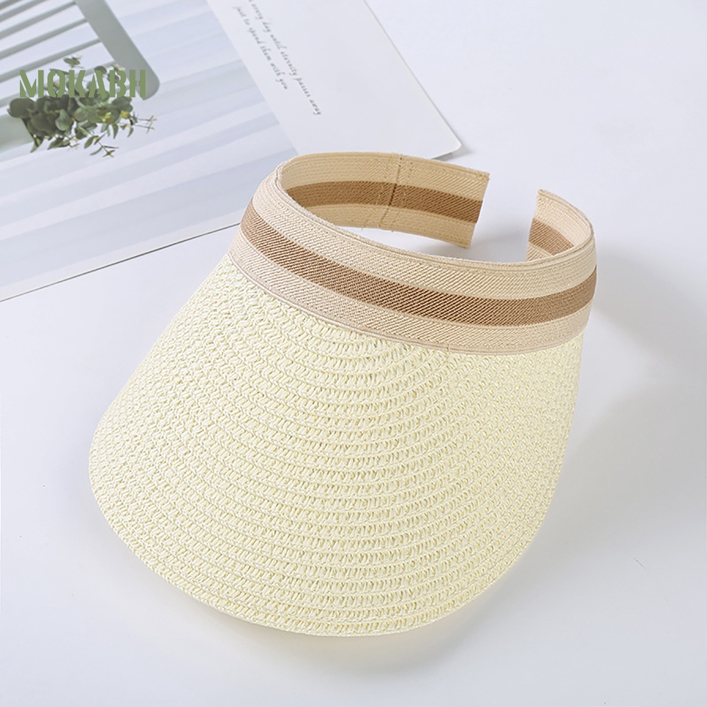 Mũ Rơm Dệt Thoáng Khí Chống Tia UV Có Thể Điều Chỉnh Bảo Vệ Cho Mùa Hè