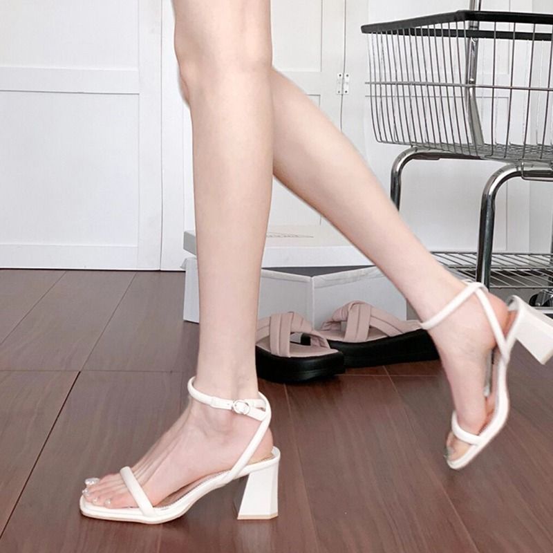 Sandal cao gót nữ Gót Đế Dày Thời Trang Pháp Quý Phái Dành Cho Nữ AB2565