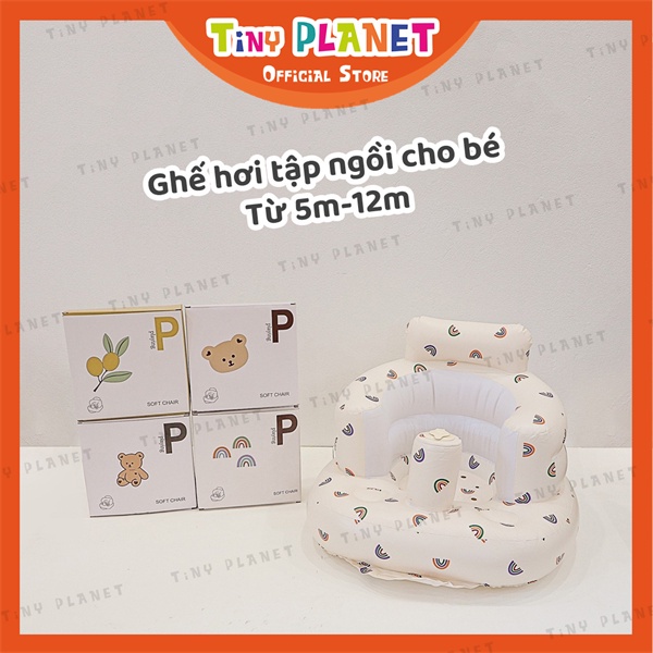 Ghế hơi tập ngồi cho bé bơm hơi Tiny Planet