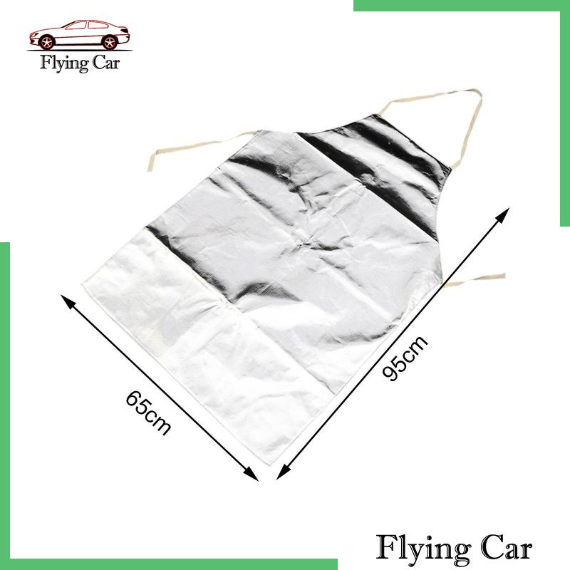 Set 2 Tạp Dề Lá Nhôm Bảo Vệ Chân Dùng Trong Phòng Thí Nghiệm / Cá