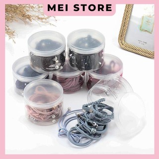 Hộp 12 dây cột tóc Hàn Quốc